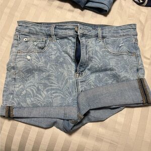 American Eagle Outfitters Light Blue Denim Shorts